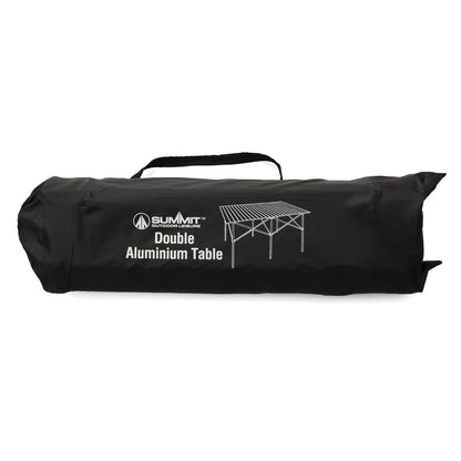Double Aluminium Table In Zip Carry Bag