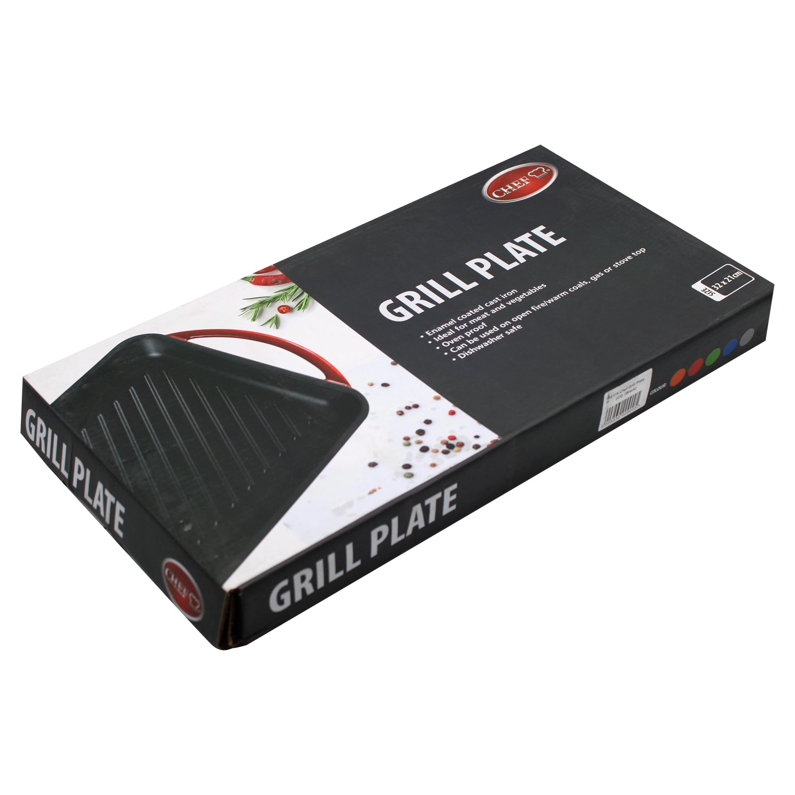 Chef Grill Plate in Box