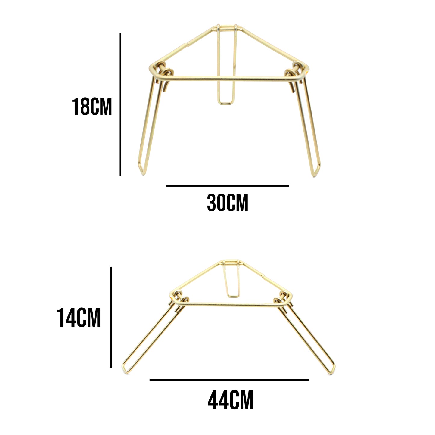 Trépied pliable à hauteur réglable pour Braai