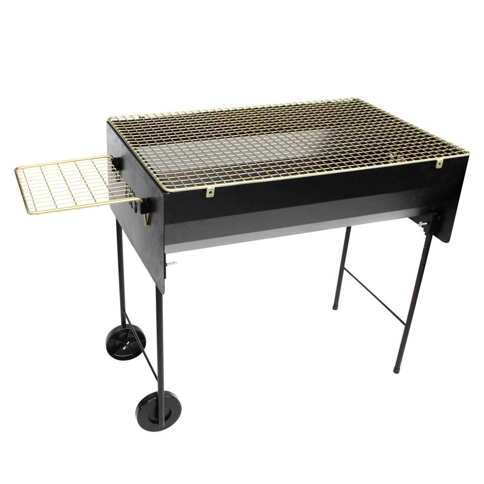 Large Charcoal Barbecue - Big Barrel Braai on Wheels