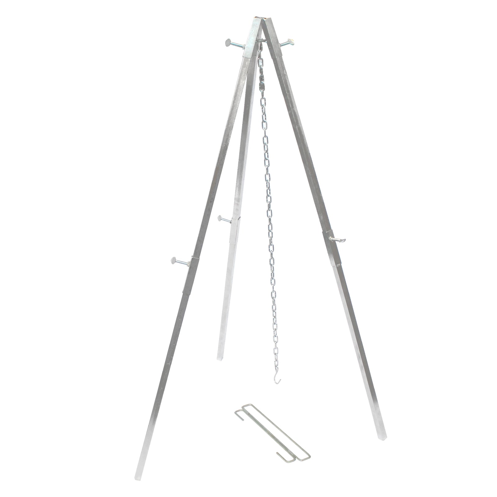 Steel Campfire Tripod for Outdoor Cooking