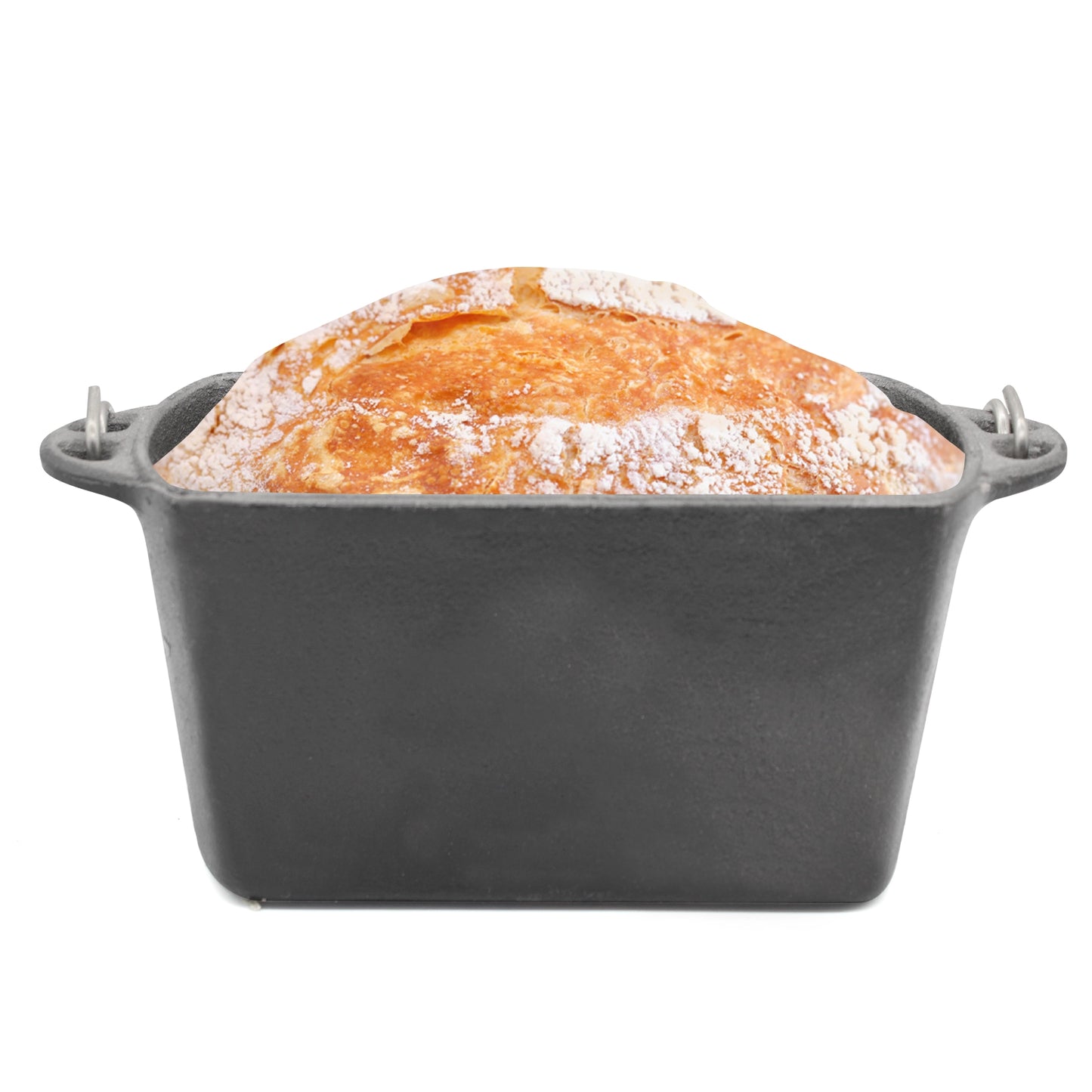Cast Iron Bread Making Pot with Lid & Handle