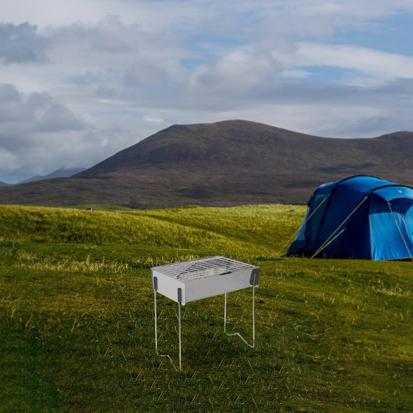 Stainless Steel Compact Barbecue