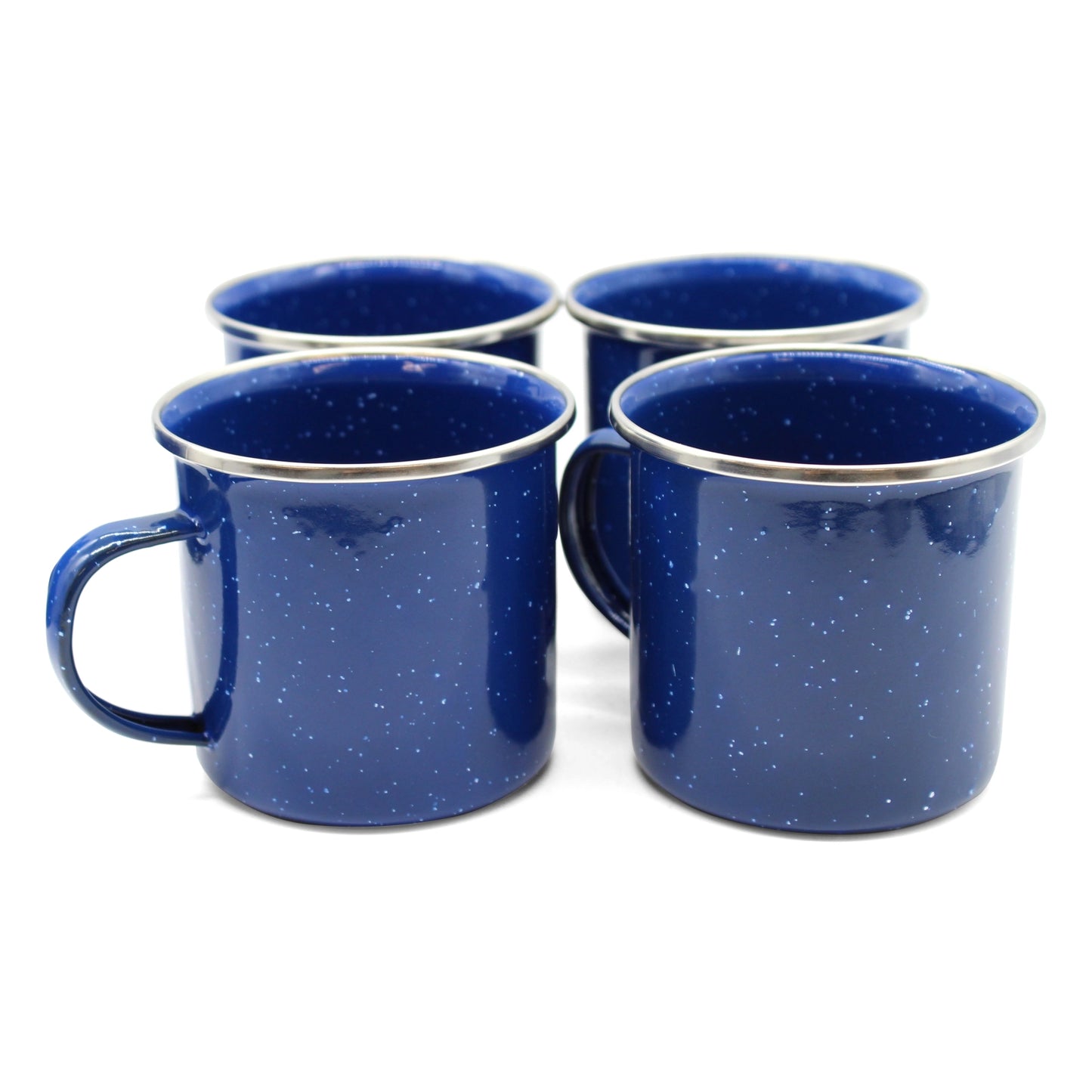 Enamel Coffee Mug Cup Set of 4
