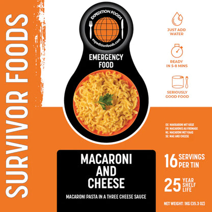 Expedition Foods Macaroni And Cheese Meal Details