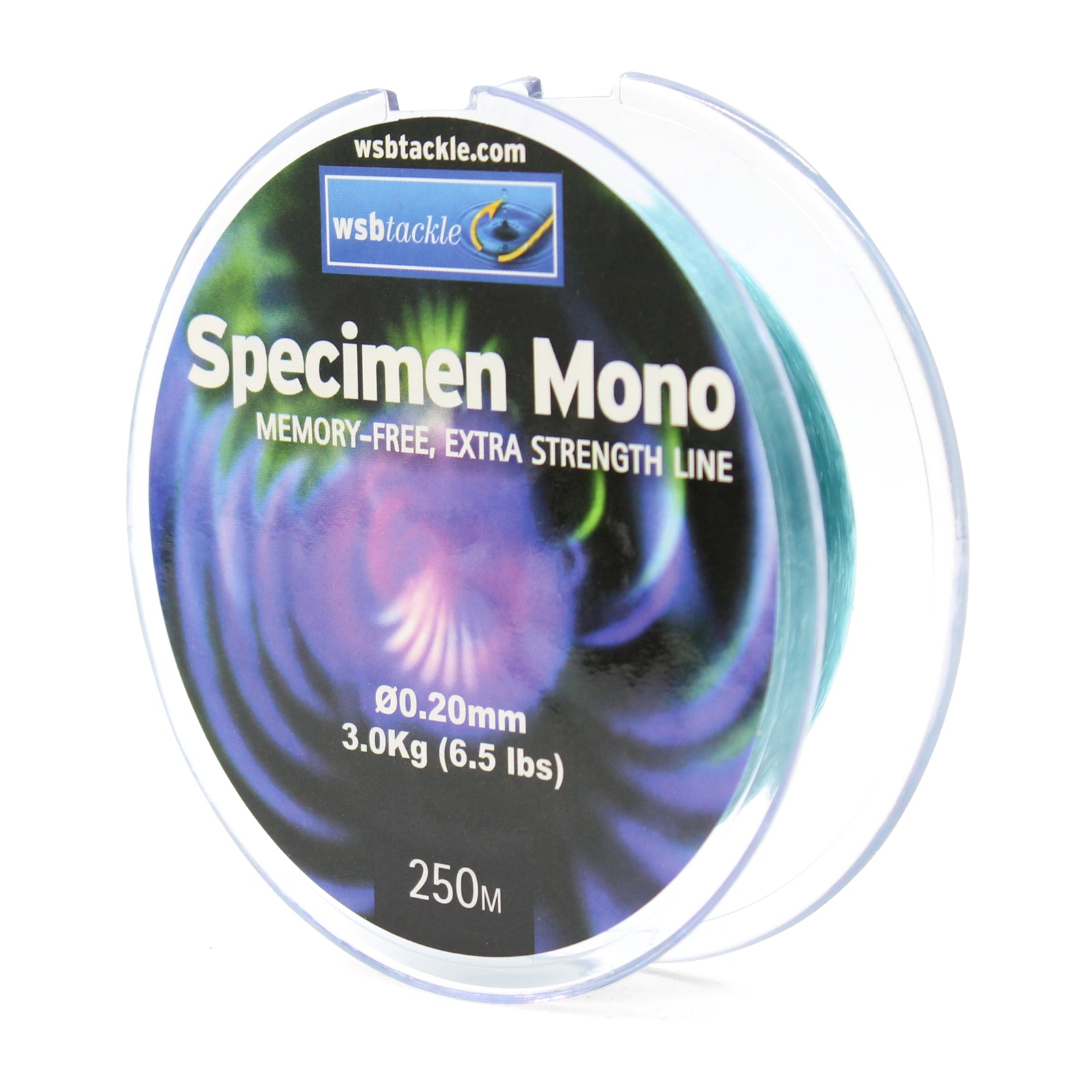 WSB Tackle Specimen Mono Fishing Line 250m Reel