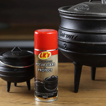 Potjie Care and Protect Spray with Potjies