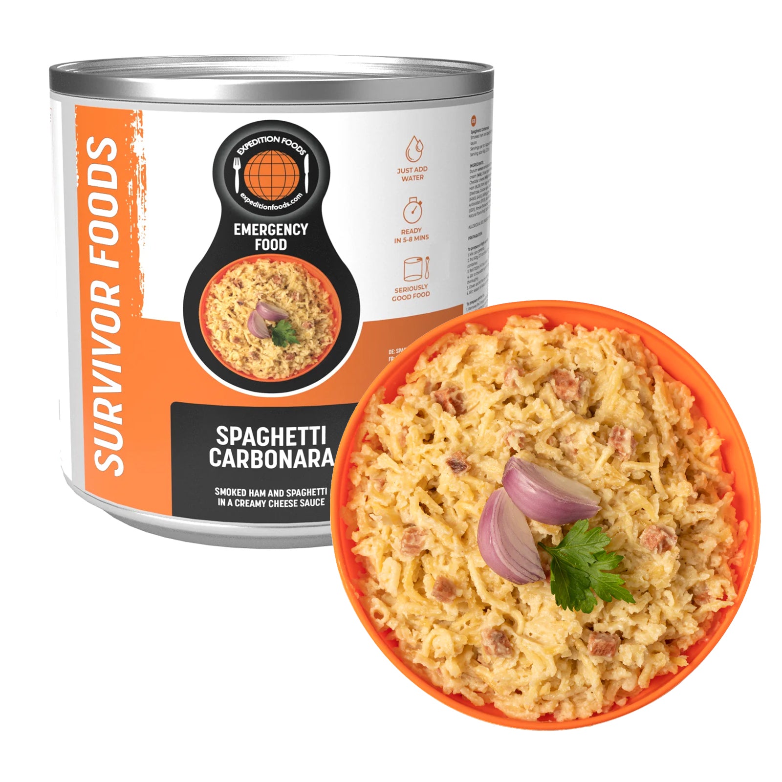 thumbnail image 2 of Ready Hour Spaghetti Emergency Food Pouch - 8 Servings - 25 Year Shelf Life - Survival Meal 2 of 3
