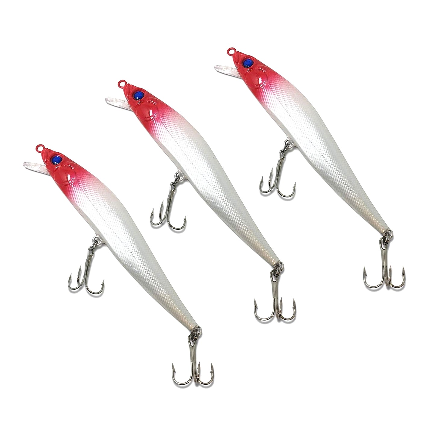 Four inch Fishing Lure with 2 Treble Hooks