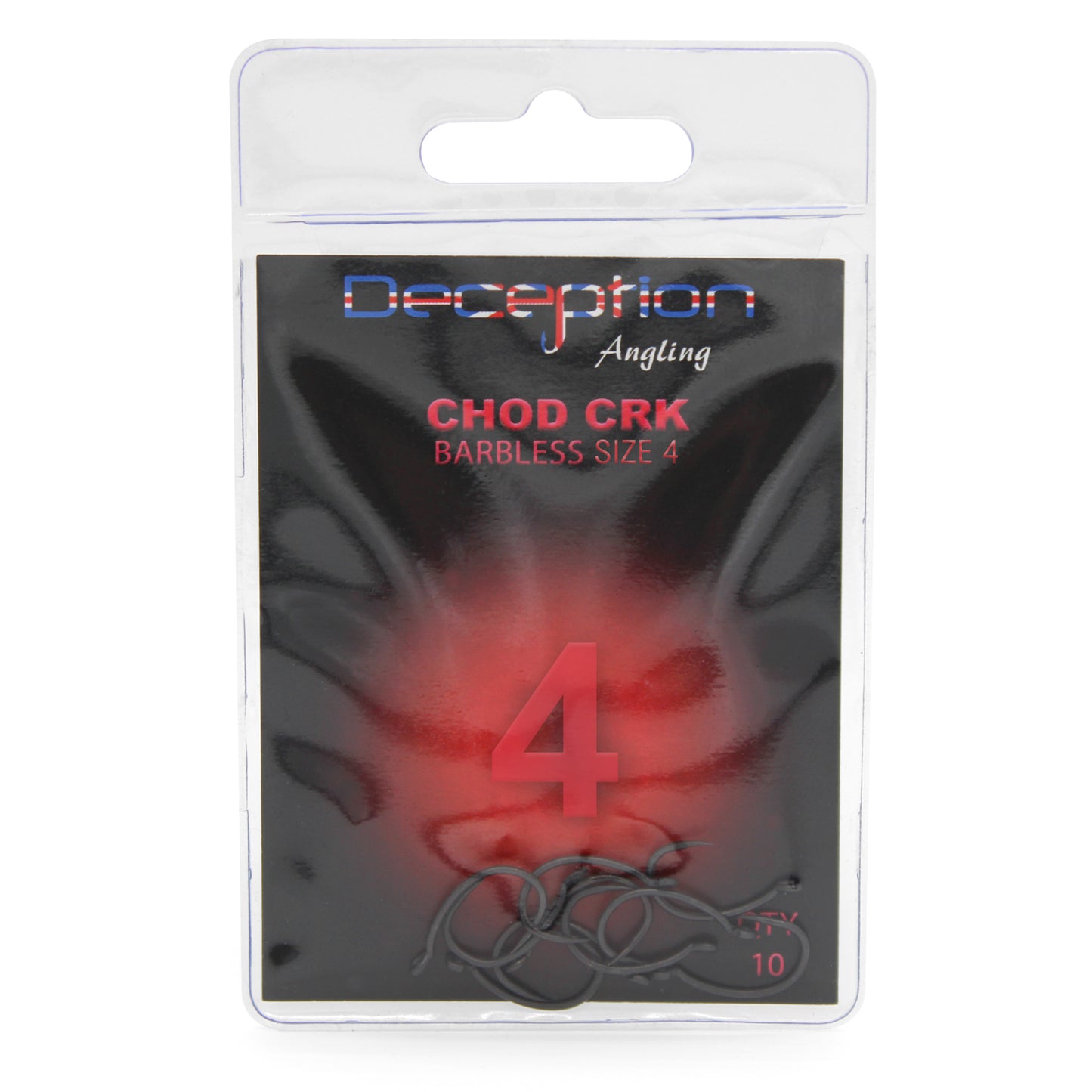 Deception Angling Chod CRK Barbless Hooks for Fishing Size 4